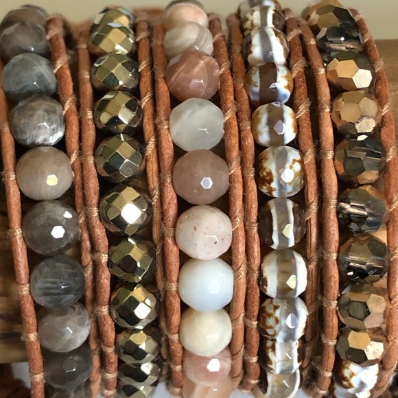 NWT Chan Luu Signature 5 Wrap Bracelet - Picture 6 of 7